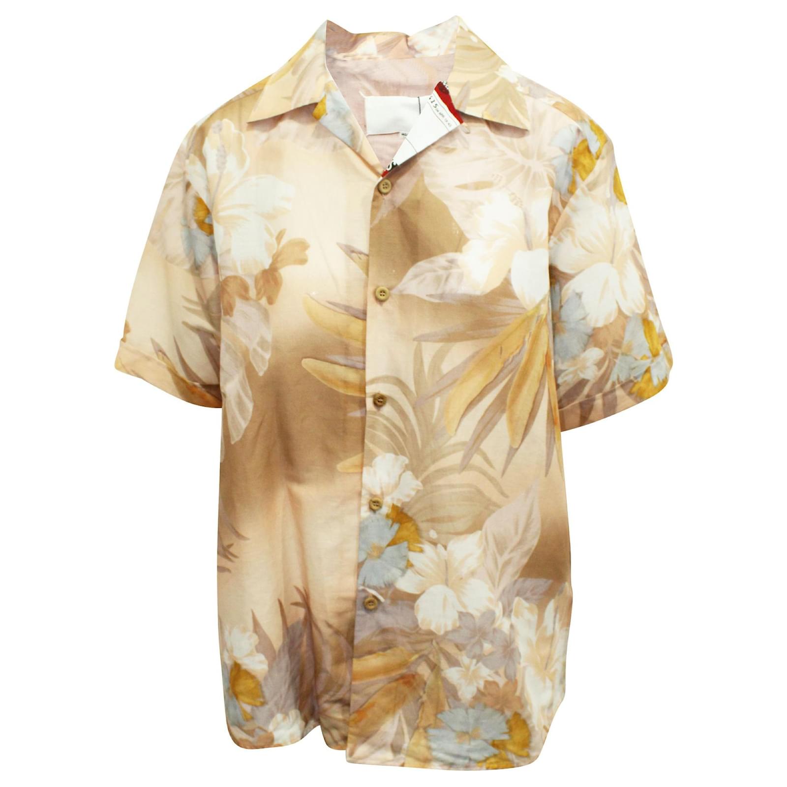 Maison Martin Margiela Floral Print Oversized Shirt Multiple
