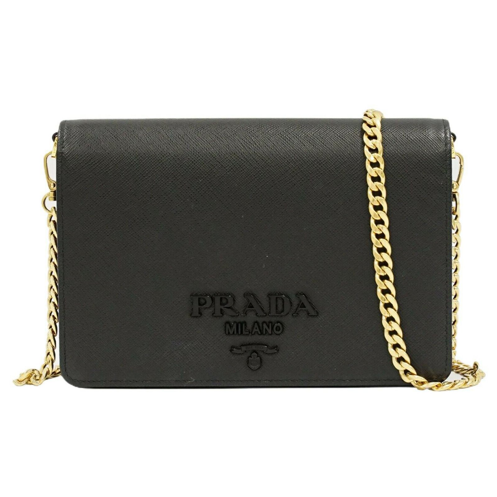 Prada shoulder Black Leather ref.314833 - Joli Closet