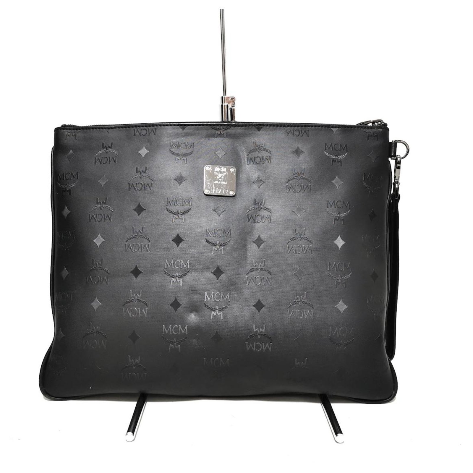 MCM Clutch Bag Black Synthetic ref.314990 - Joli Closet