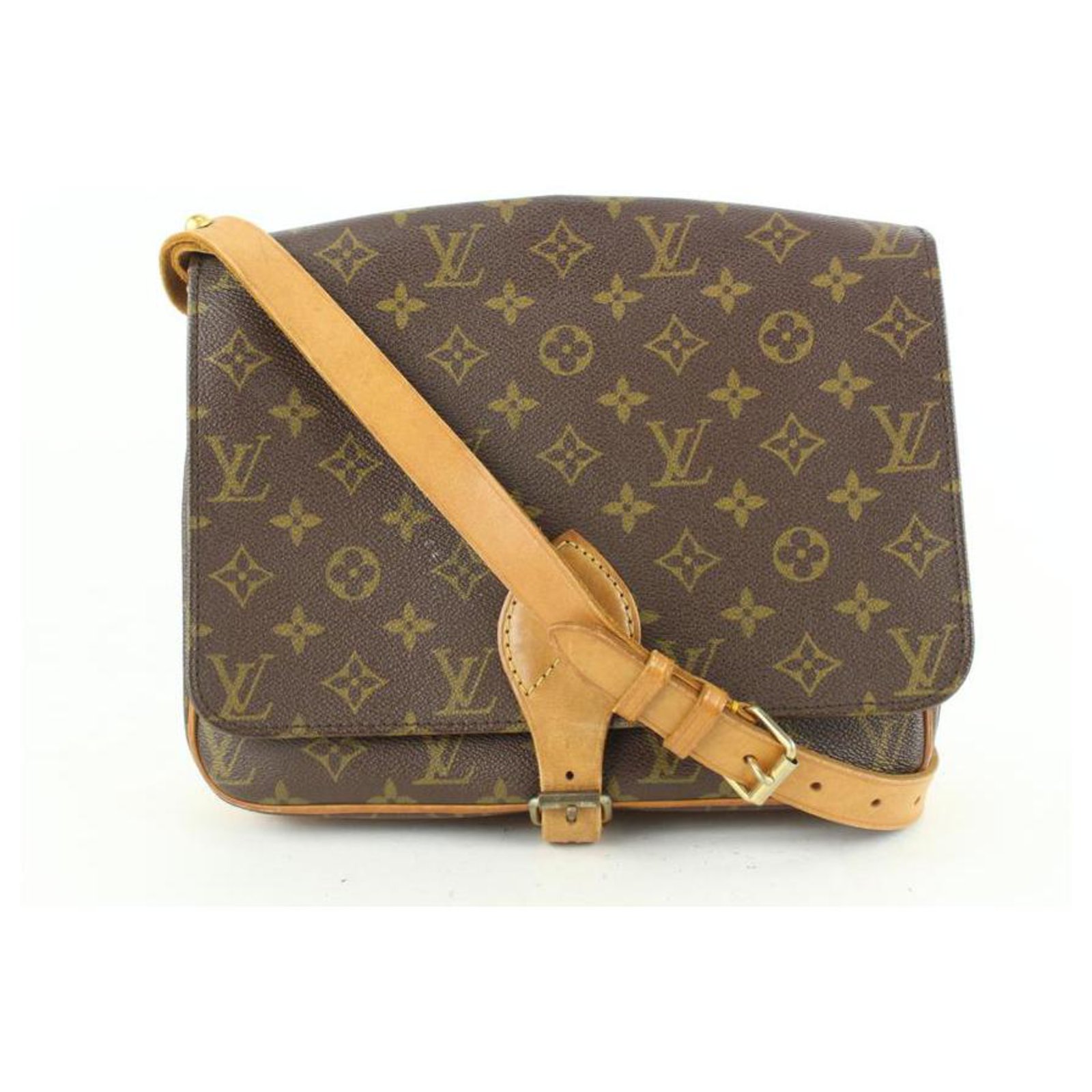 Louis Vuitton Monogram Cartouchiere GM Crossbody Flap Bag Cult Sierre  Leather ref.315911 - Joli Closet
