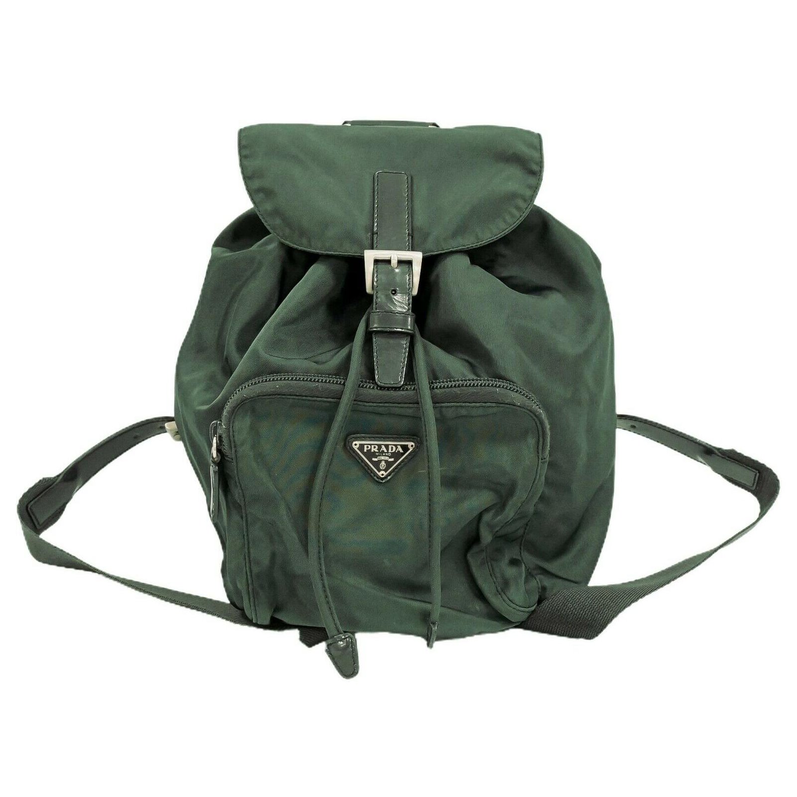 Green prada 2024 backpack