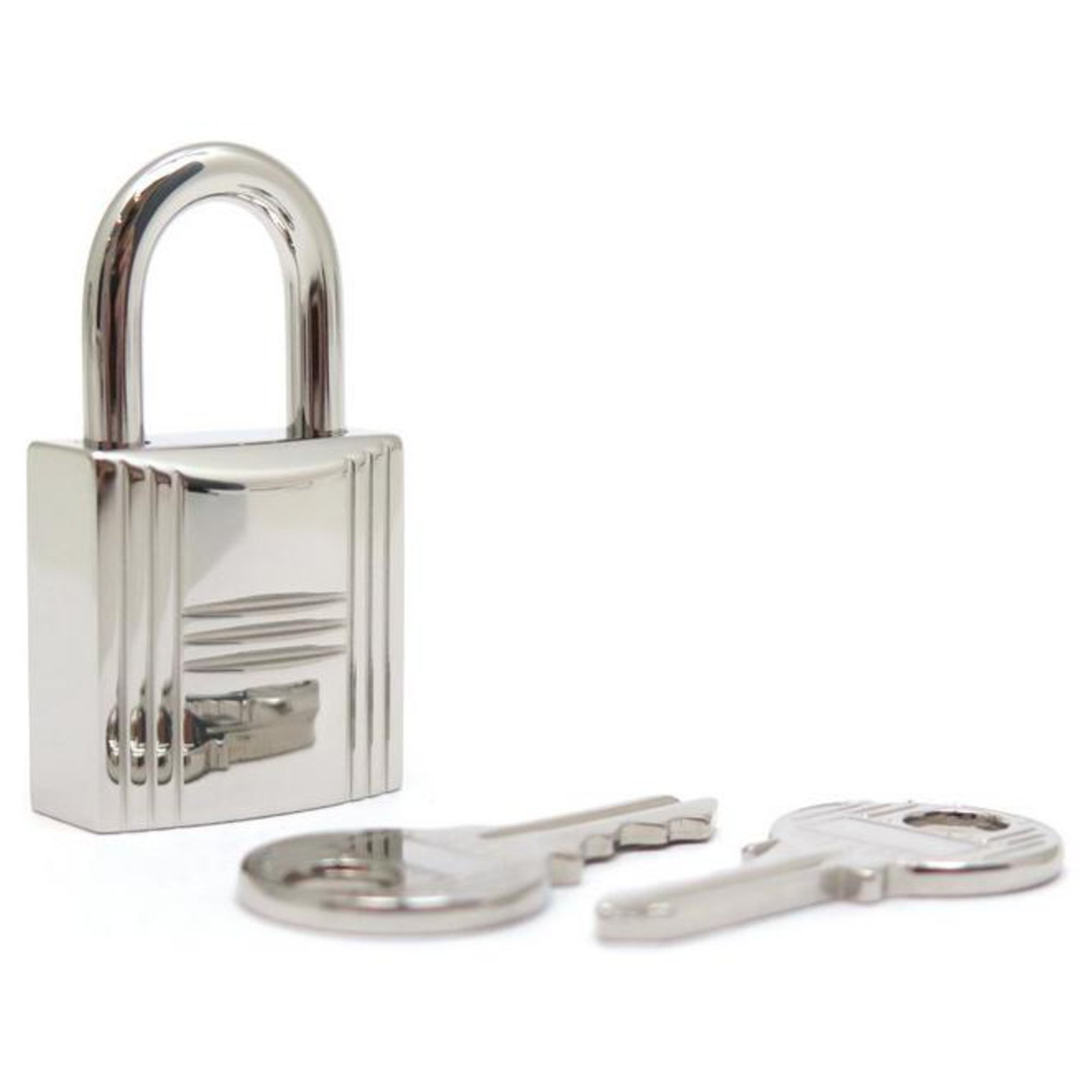 Hermes, Accessories, Hermes Kelly Silver Metal H Logo Padlock Key Set 14  Ou