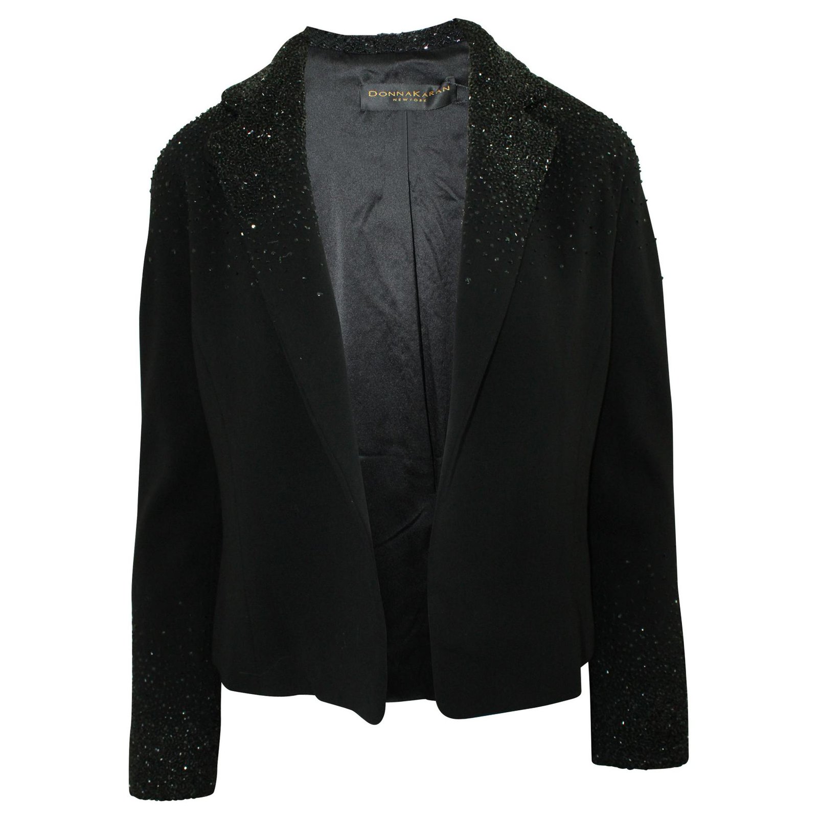 donna karan black jacket