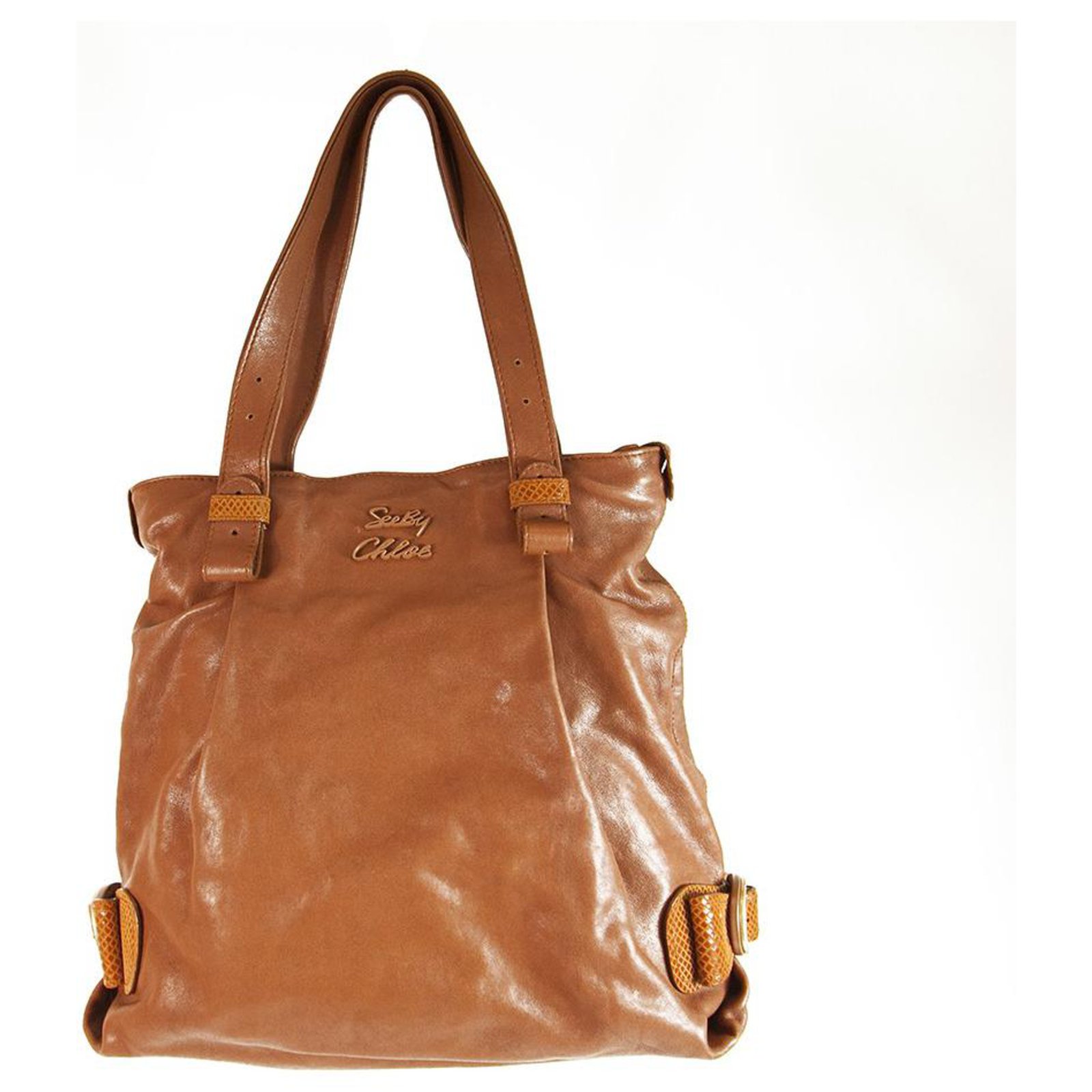 Luxury tote bag in pleated leather for women