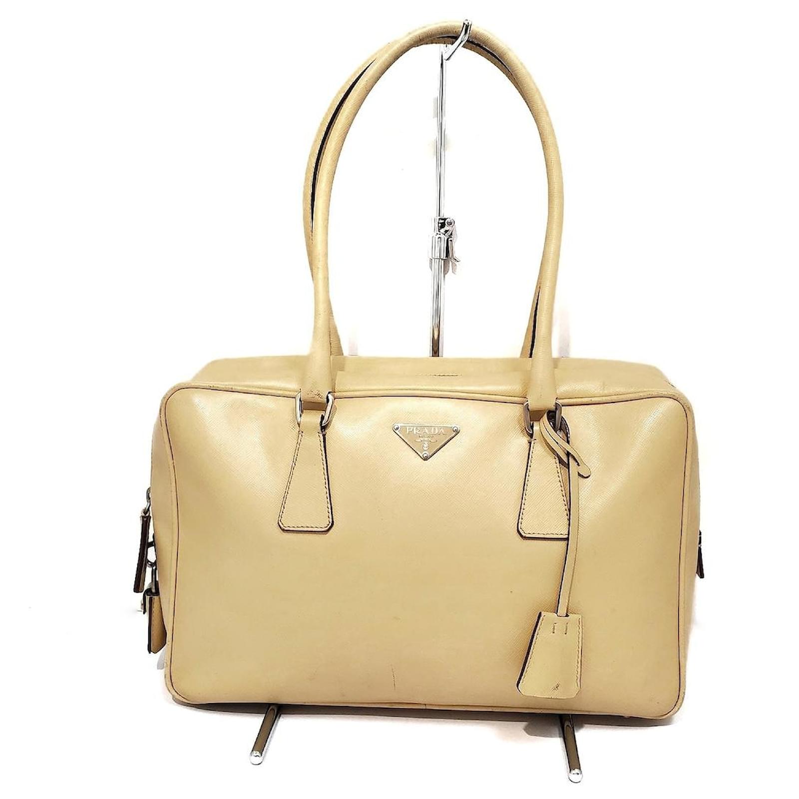 prada saffiano beige