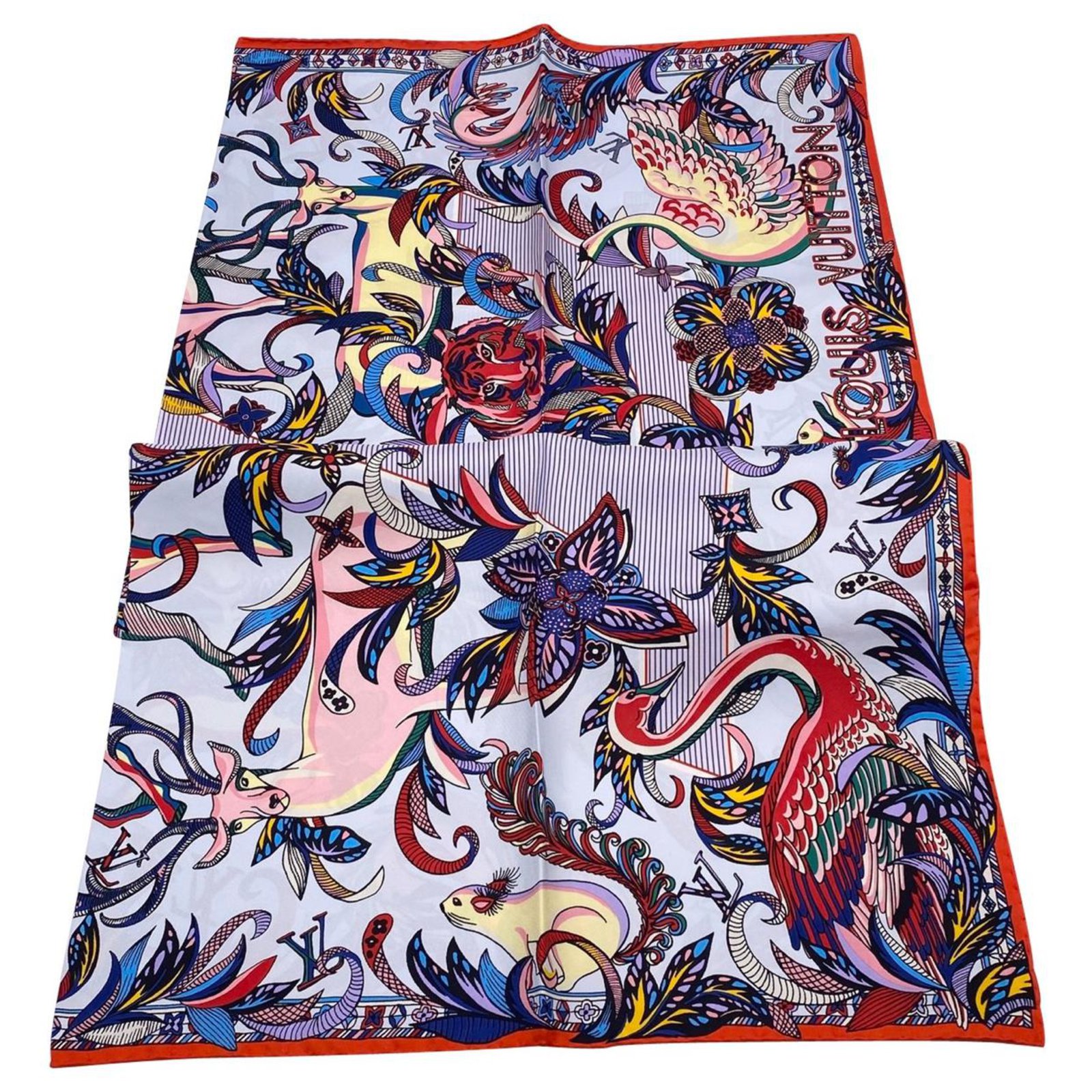 Louis Vuitton Lv Wild silk scarf Multiple colors ref.317165 - Joli