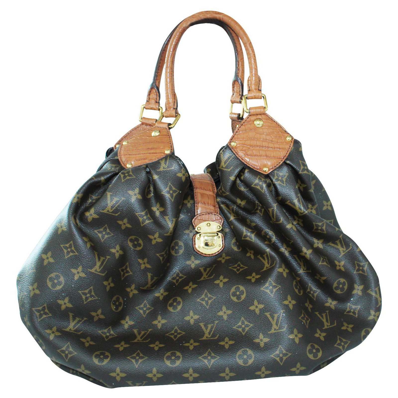 Mahina alligator handbag Louis Vuitton Brown in Alligator - 24864308