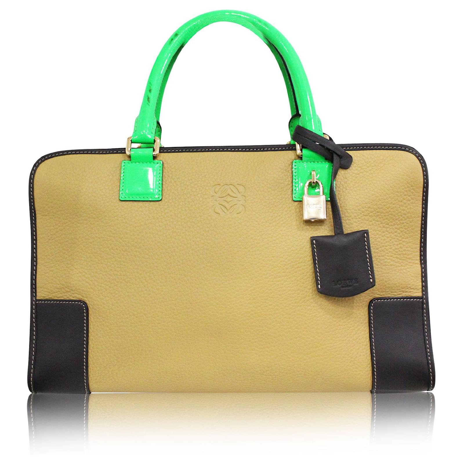 Loewe Bolsa de amazona Castaño Cuero ref.317268 - Joli Closet