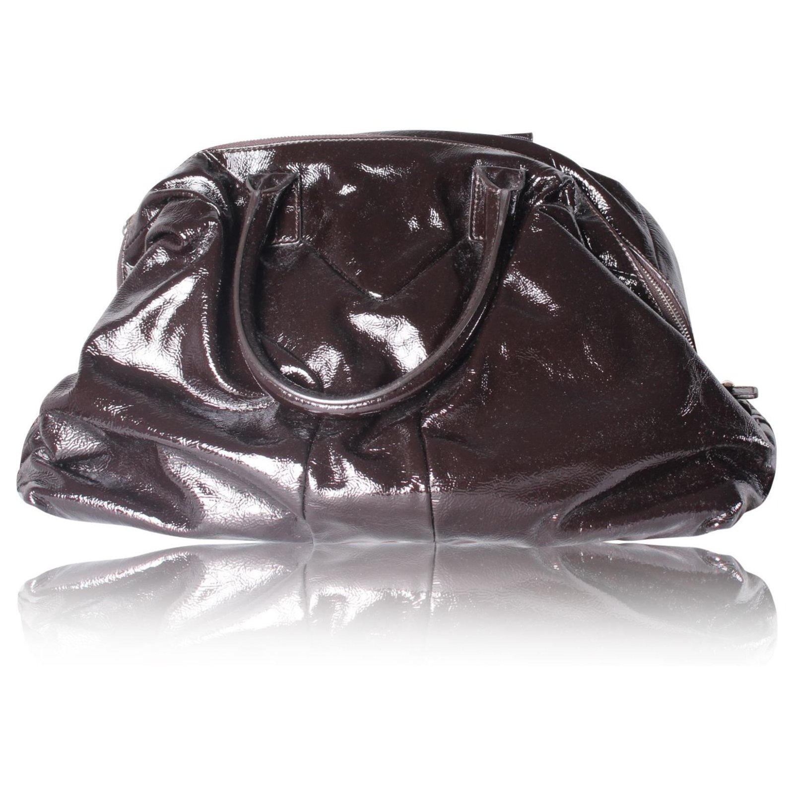 Simple Patent Leather Clutch