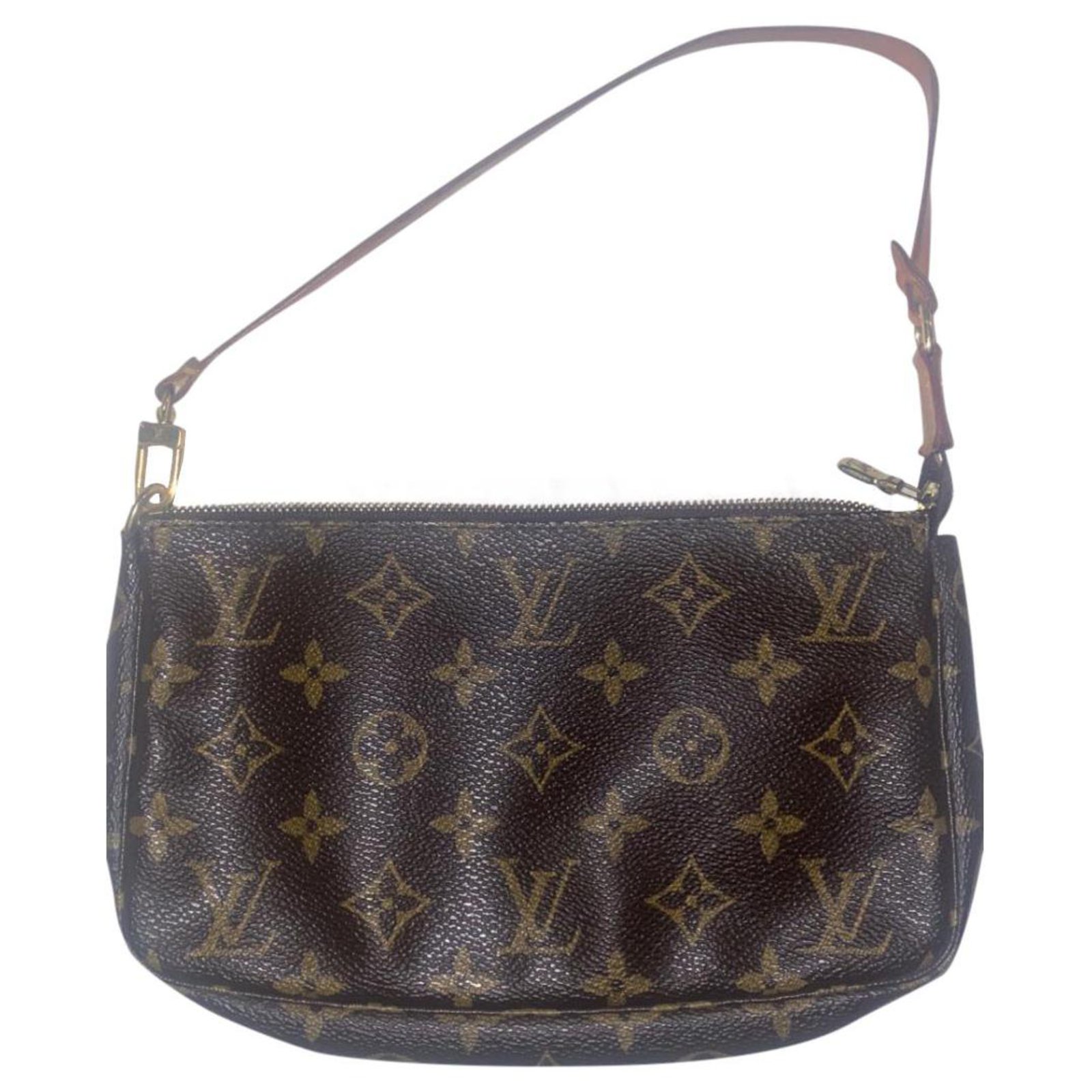 Louis Vuitton Clutch bags Brown Cloth ref.318077 - Joli Closet