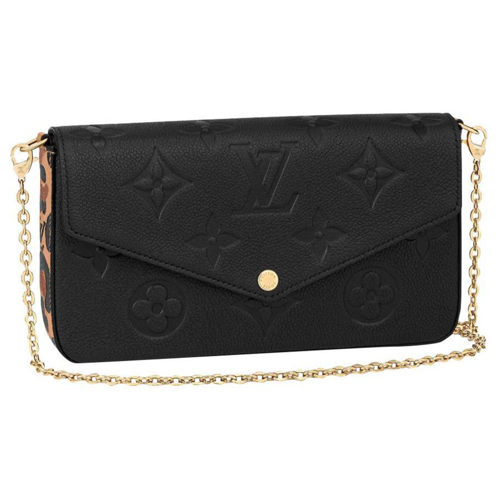 Louis Vuitton Felicie in Black, Luxury, Bags & Wallets on Carousell