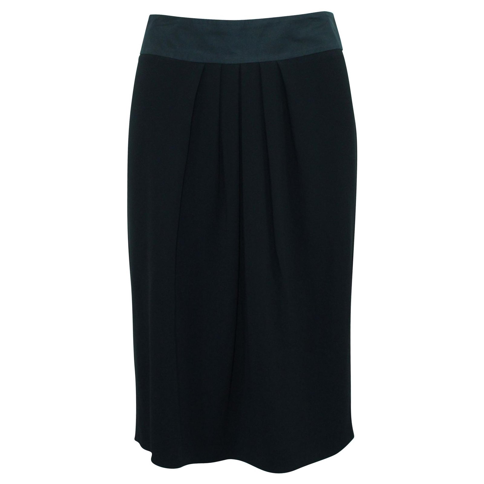 Max Mara Pencil Skirt with Darts Black Synthetic Triacetate ref.318560 ...