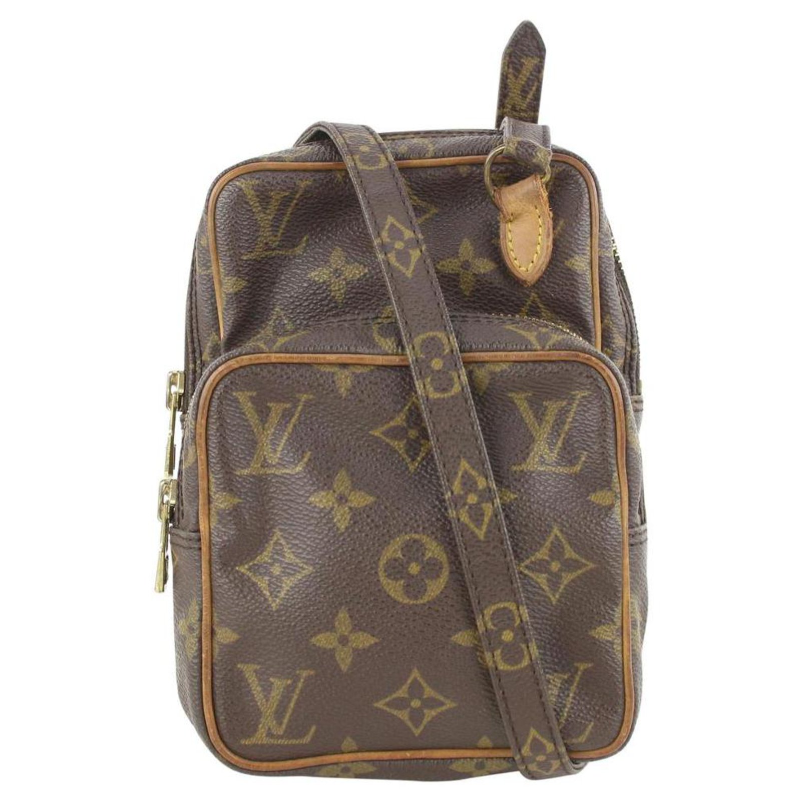 Louis Vuitton Vintage  Monogram Mini Pochette Accessoires Bag  Marrone   Borsa in Pelle Monogramma  Alta Qualità Luxury  Avvenice