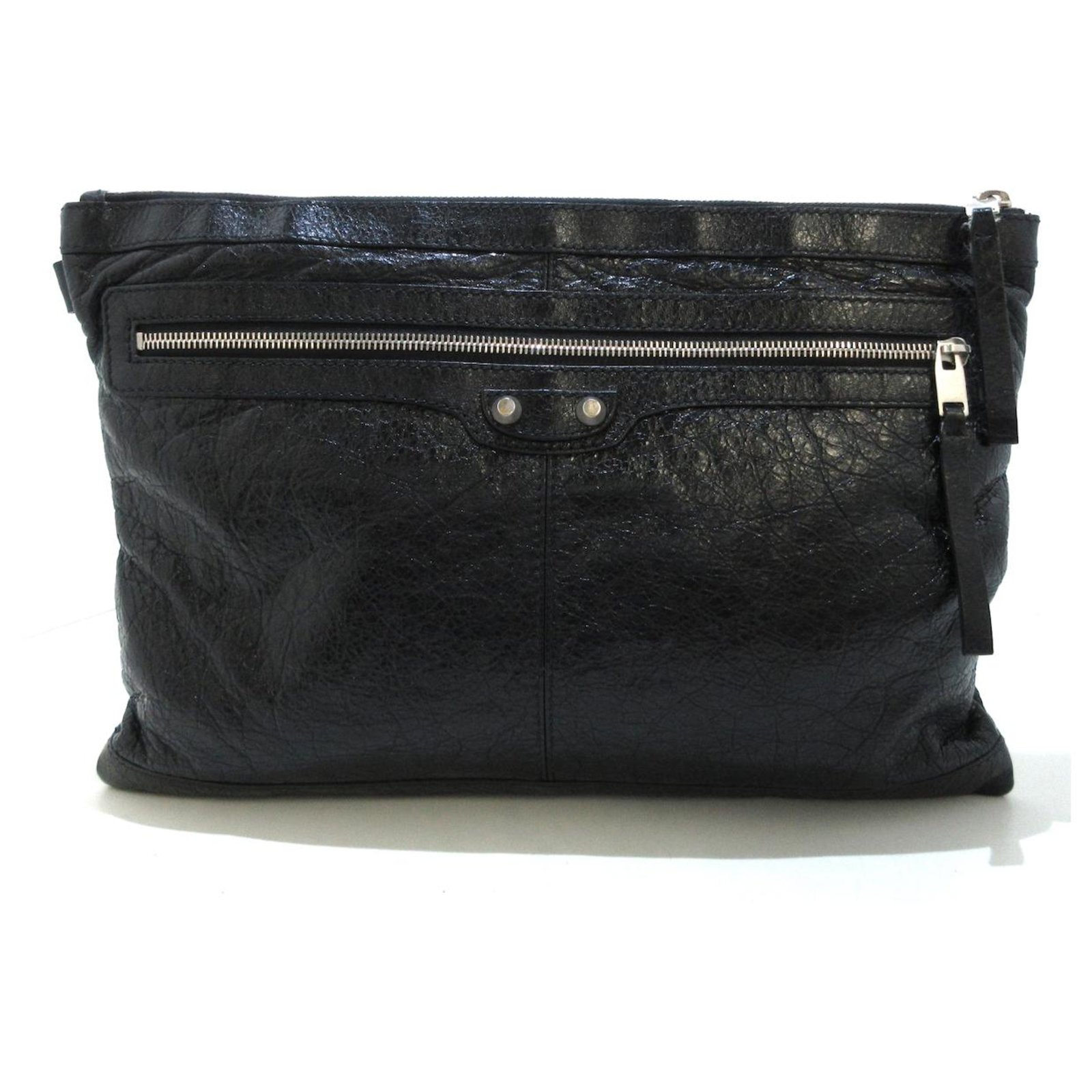 Balenciaga Clutch bag Black Leather ref.319537 - Joli Closet