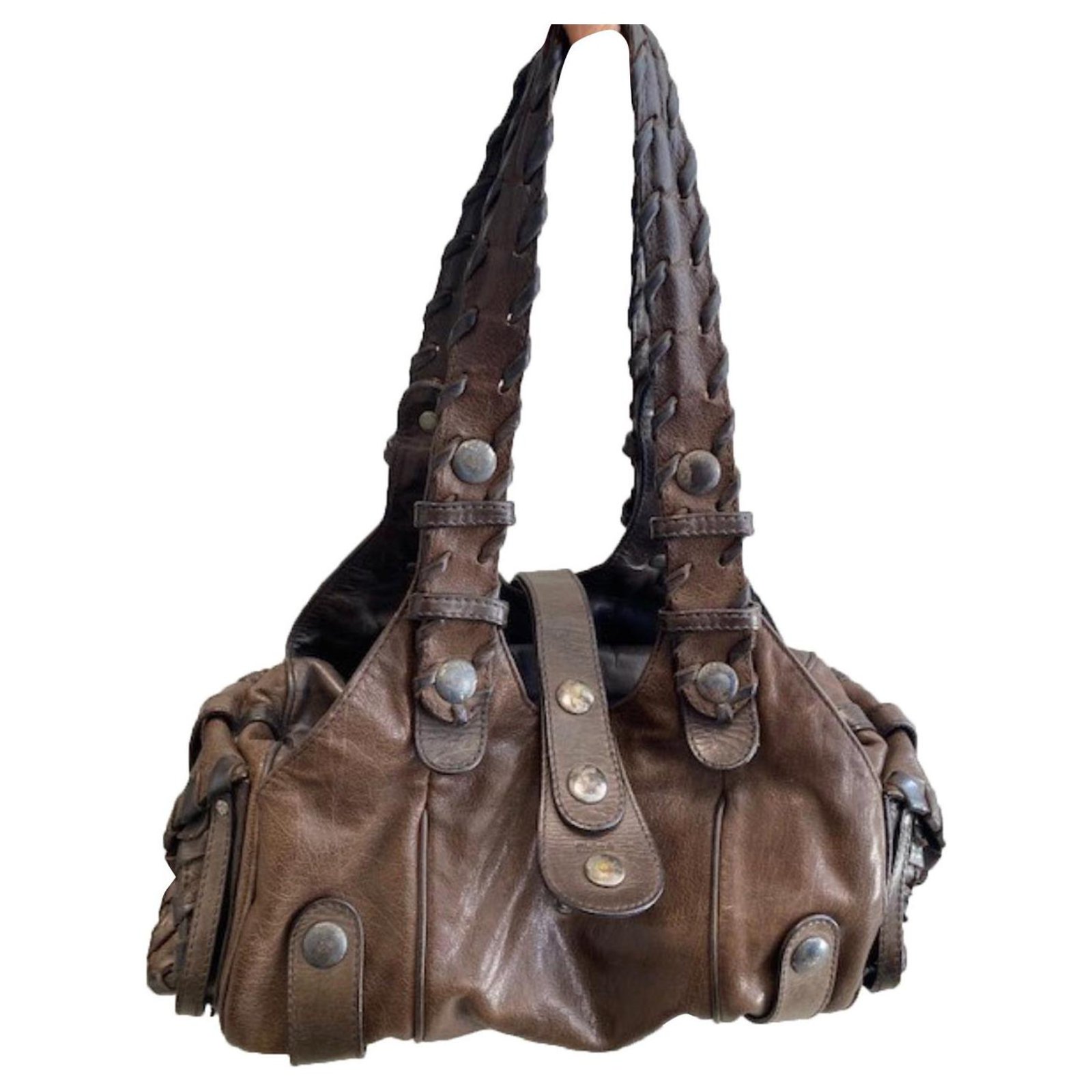 Silverado Chloé Handbags Dark brown Leather ref.319625 - Joli Closet