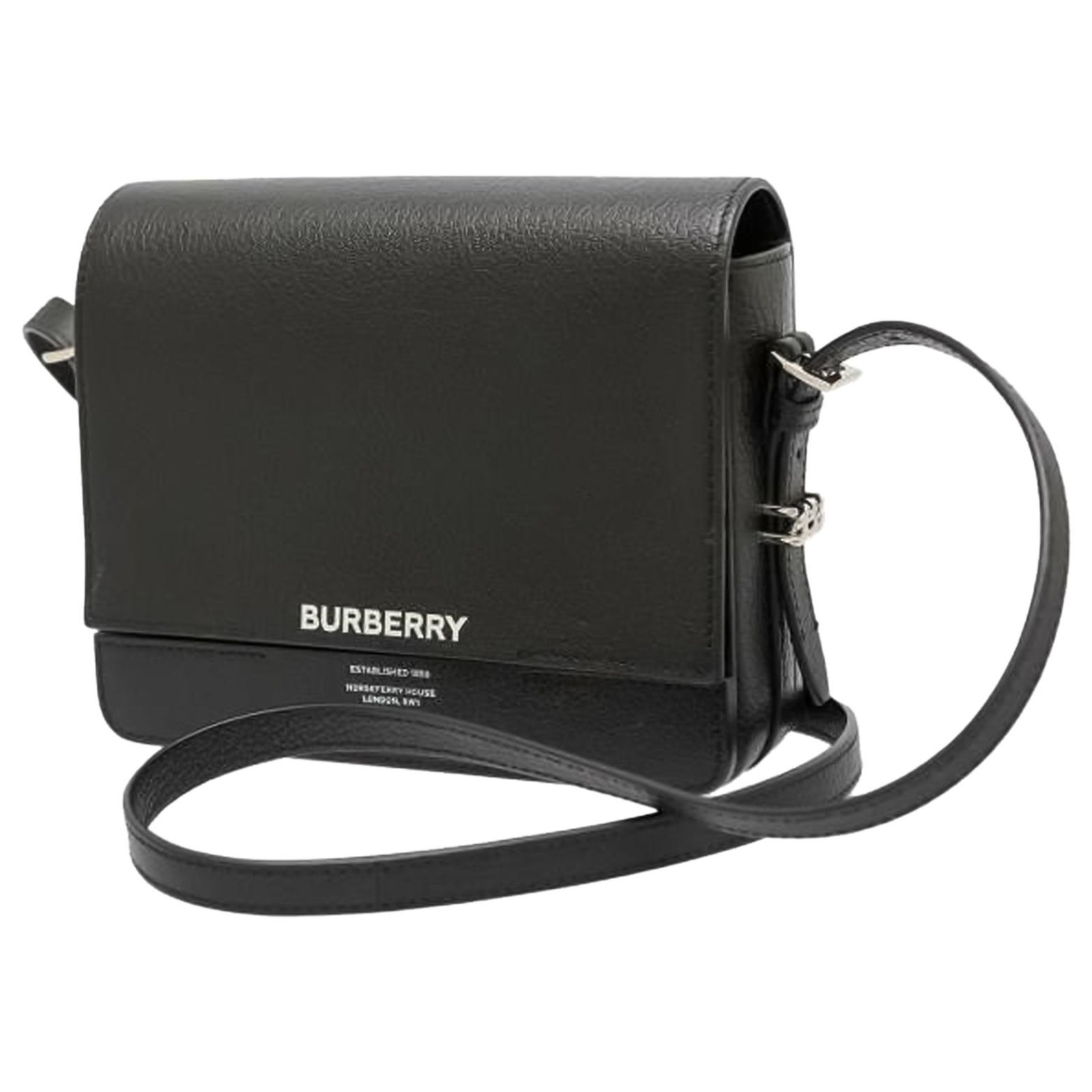 Burberry Black Grace Leather Crossbody Bag Pony-style calfskin ref.319682 -  Joli Closet