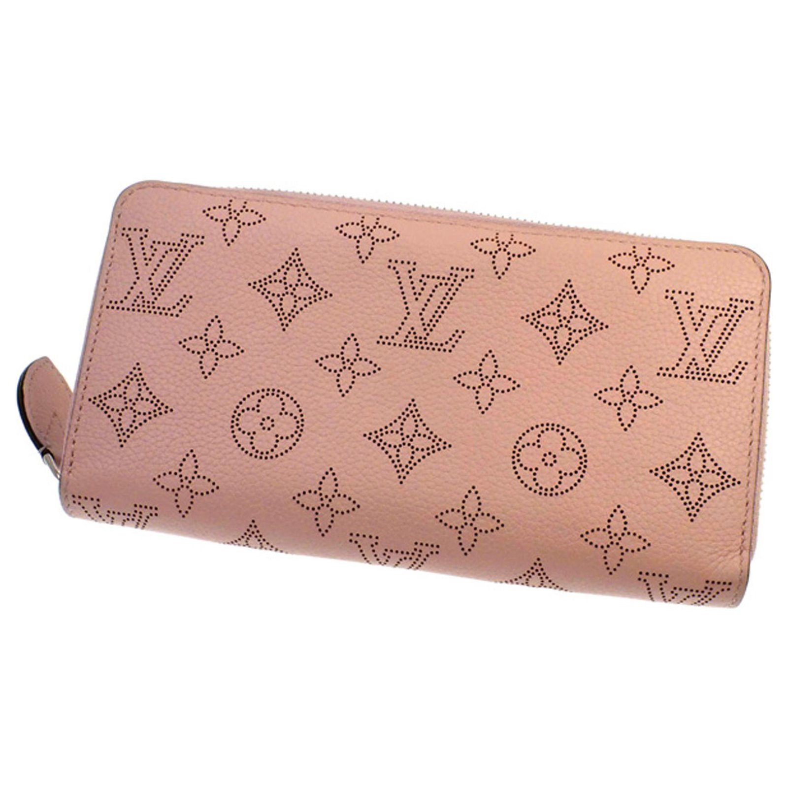 Louis Vuitton Pink Mahina Zippy Wallet Leather Pony-style calfskin  ref.320348 - Joli Closet
