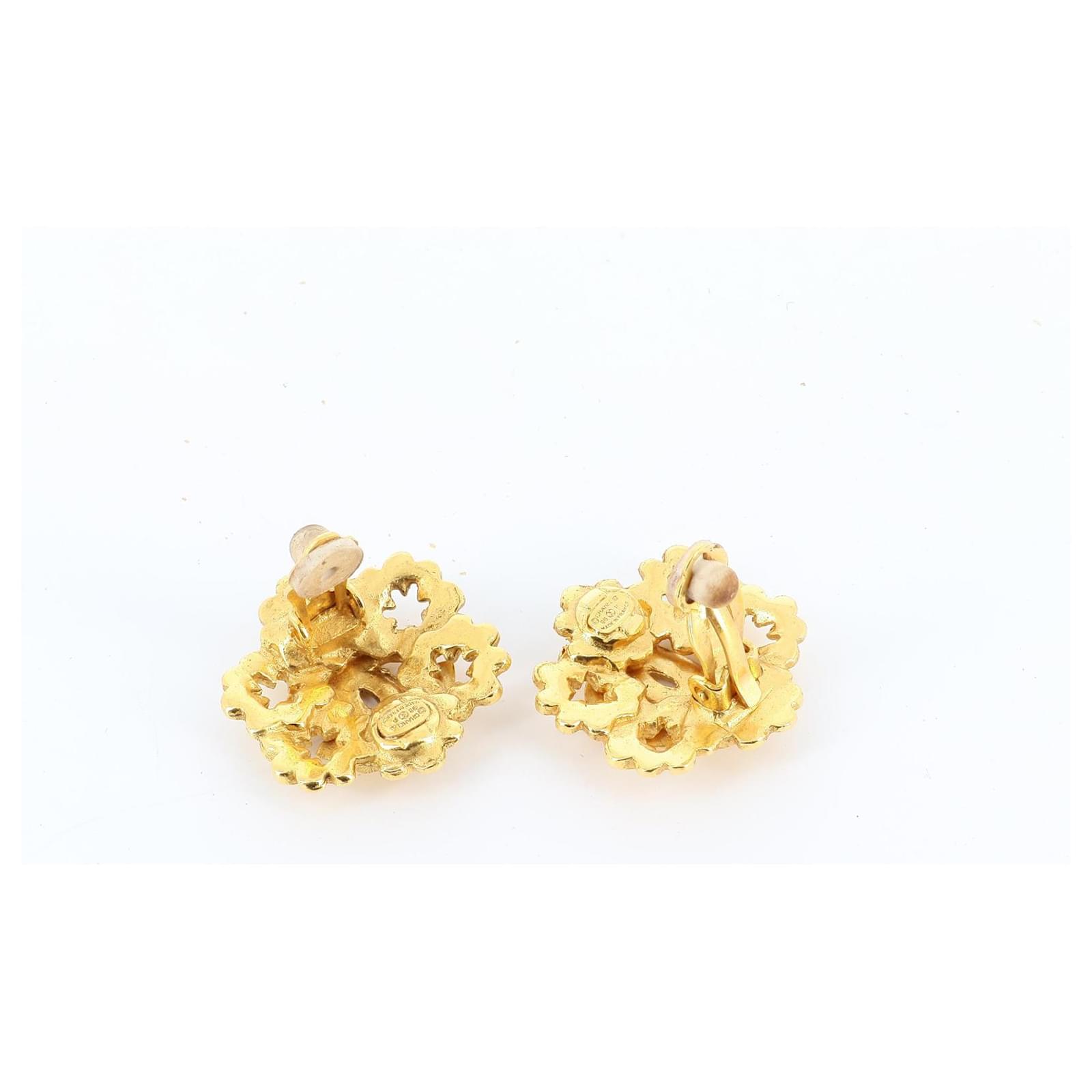 Chanel Earrings Gold hardware Goldplated ref.320895 Joli Closet