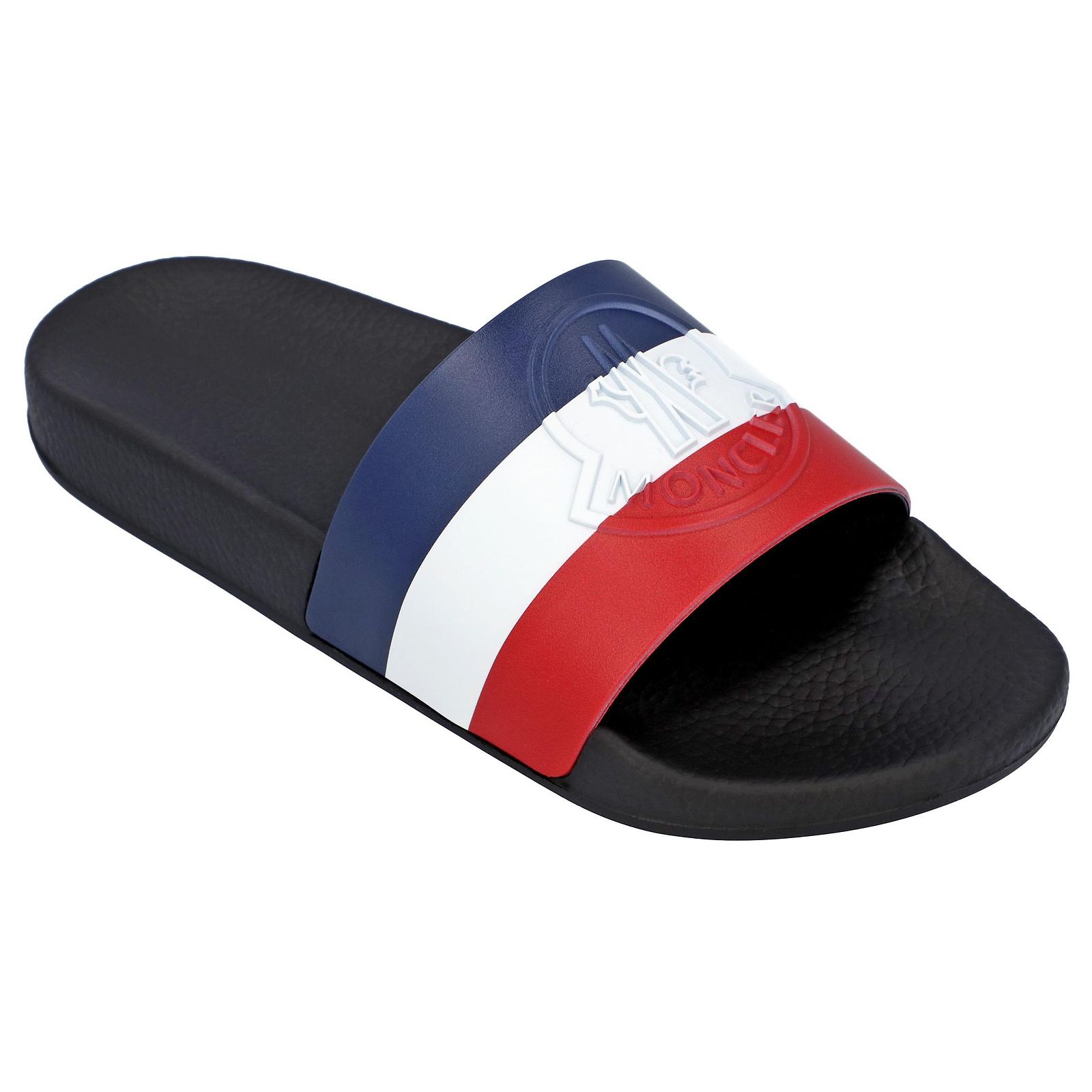 Moncler Men's Sandal 'Basil' Black Rubber ref.321051 - Joli Closet
