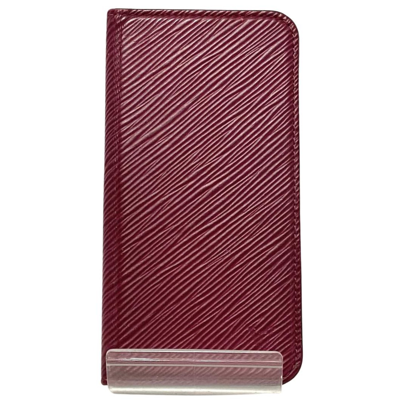 Louis Vuitton Iphone Case Fuschia Leather ref.321235 - Joli Closet