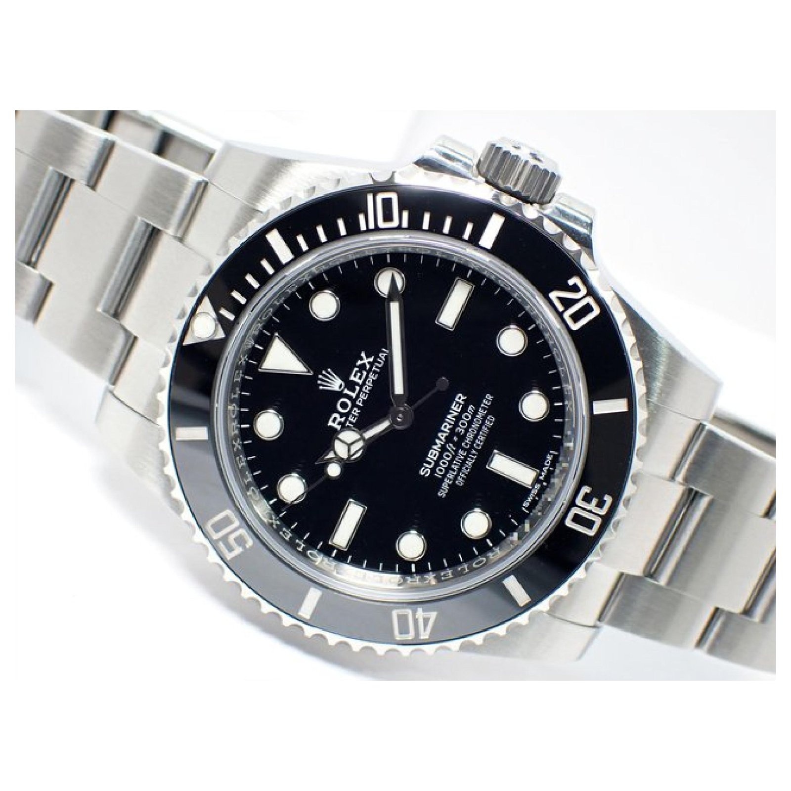 Rolex Rolex Submariner No Date Ref 114060 Genuine Goods Mens Automatic Watches Steel Black Ref 321527 Joli Closet