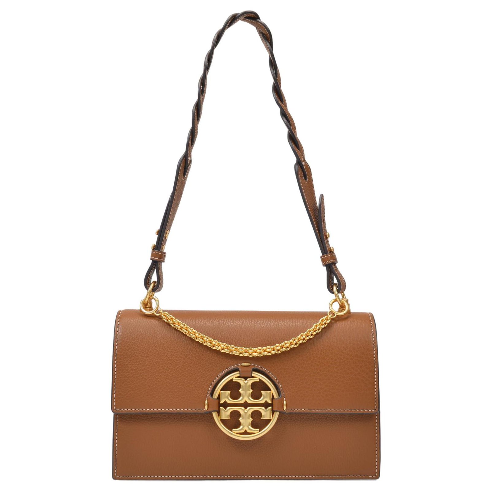 Tory Burch Robinson Small Leather Tote In Brown | ModeSens