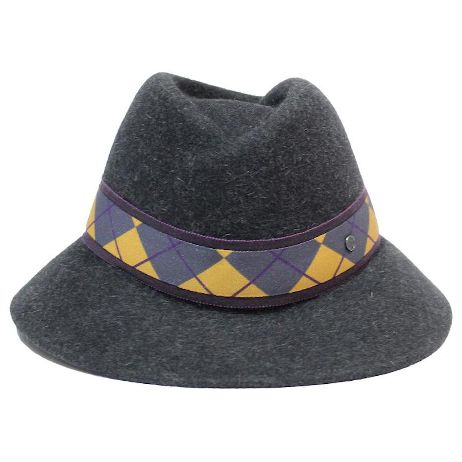 Maison Michel Hat Grey Rabbit ref 