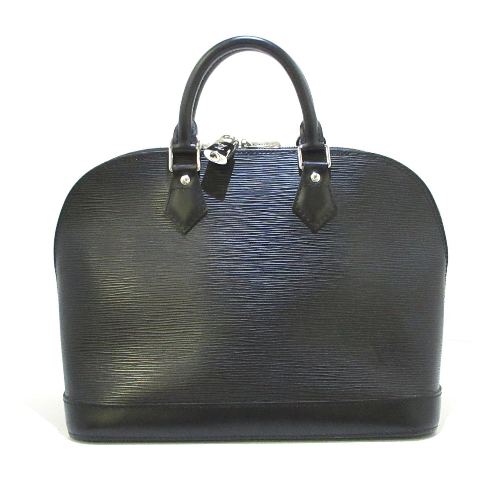 Alma Louis Vuitton Handbag Black Leather ref.25332 - Joli Closet