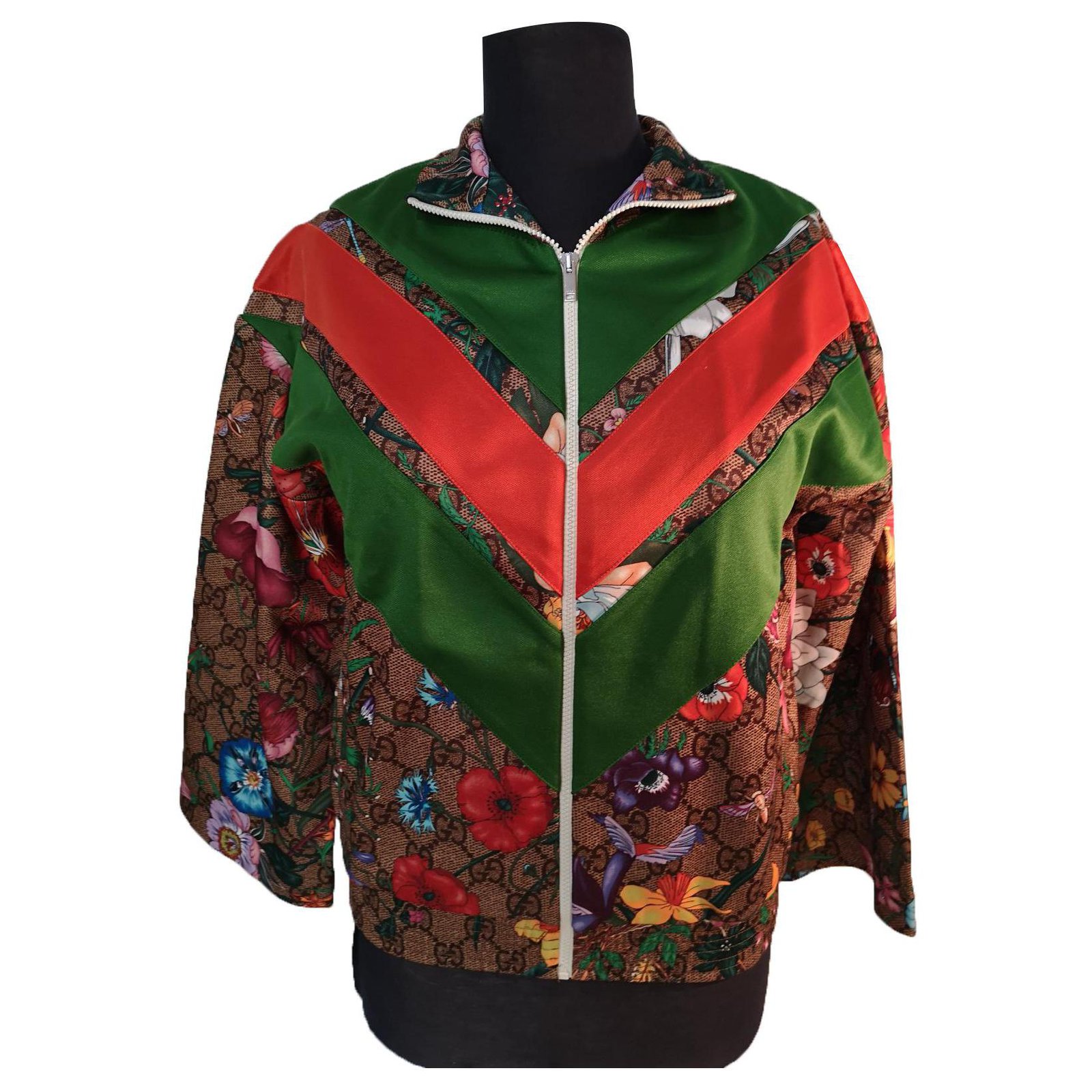 Gucci GG Flora jacket in technical jersey Multiple colors ref