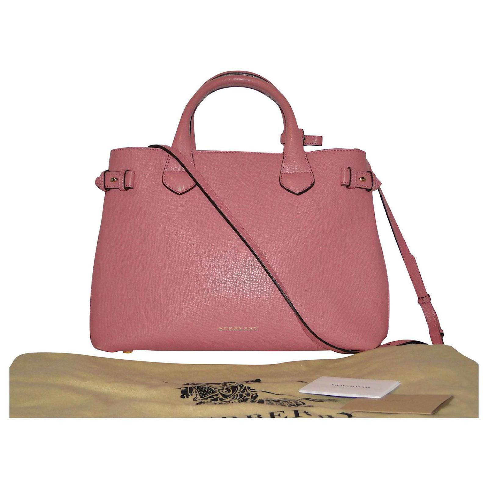 burberry bolsa rosa