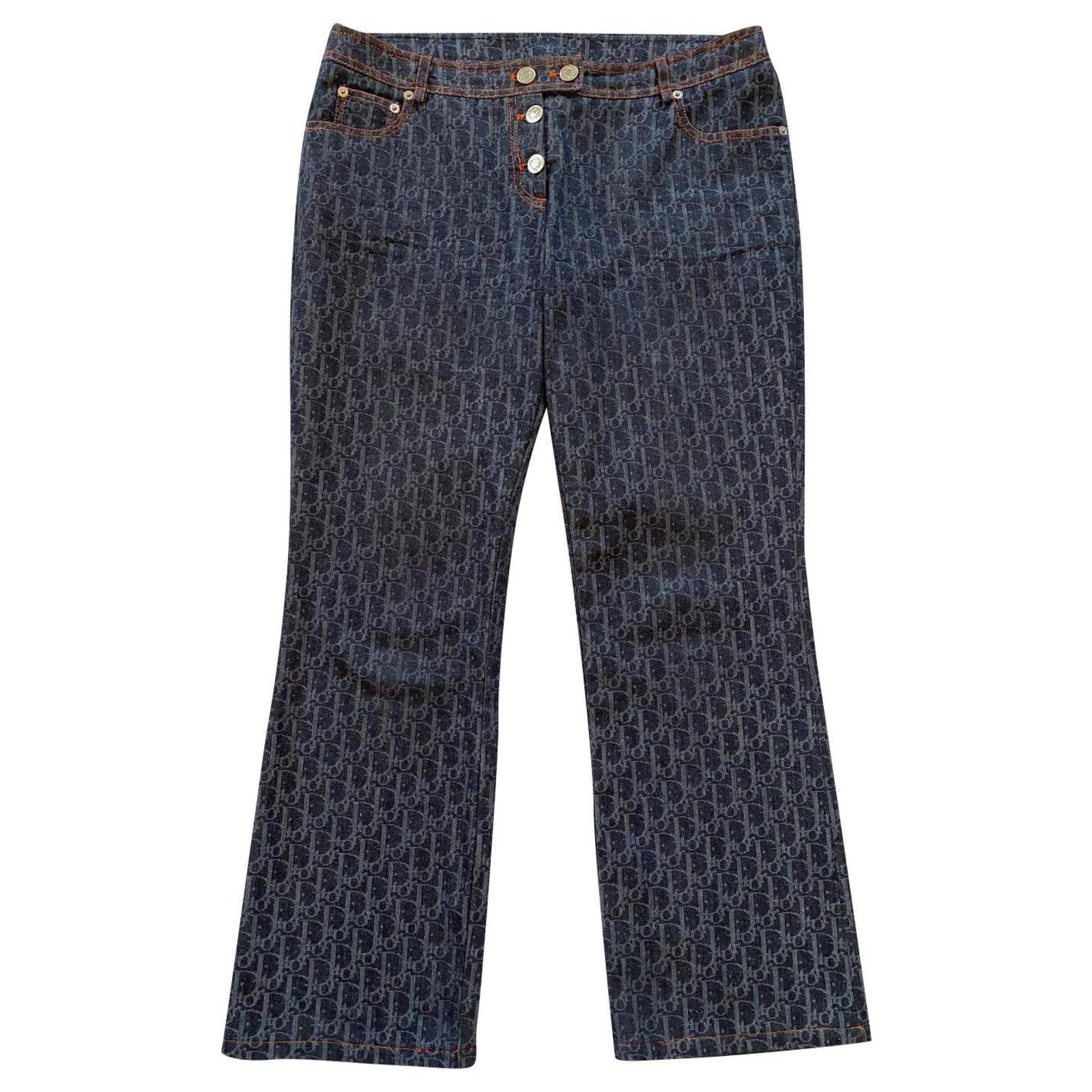 Christian Dior Jeans Blue Cotton ref323041  Joli Closet