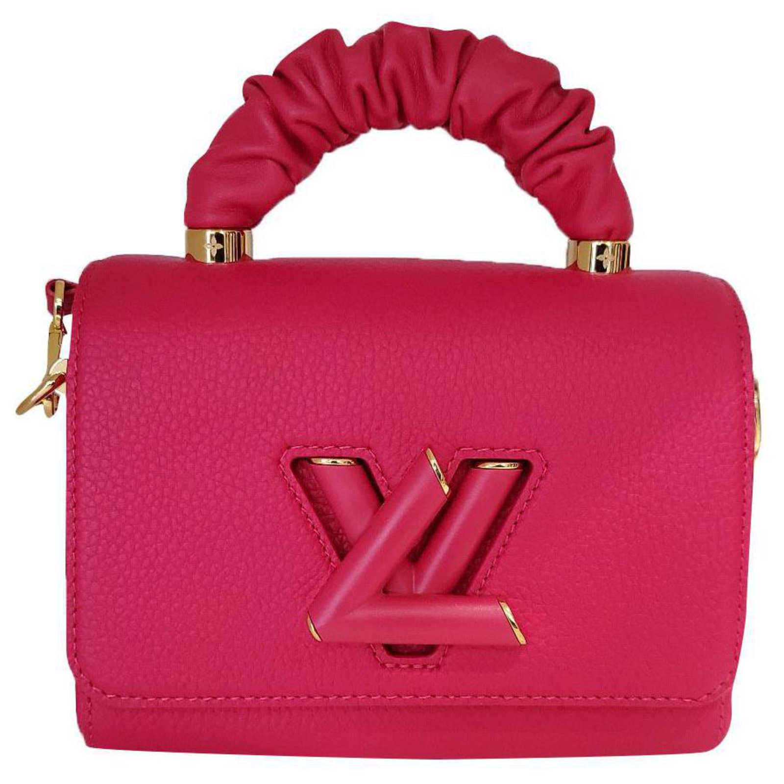 Louis Vuitton Pink Leather Handbag -  Worldwide Shipping