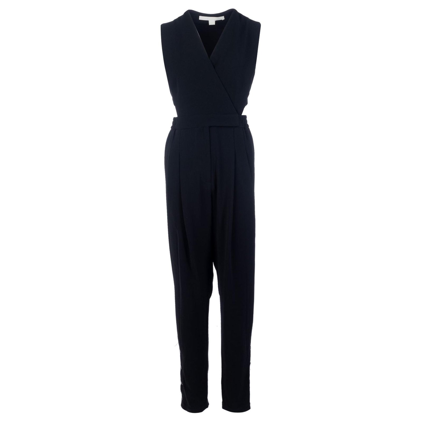 jonathan simkhai black glitter jumpsuit