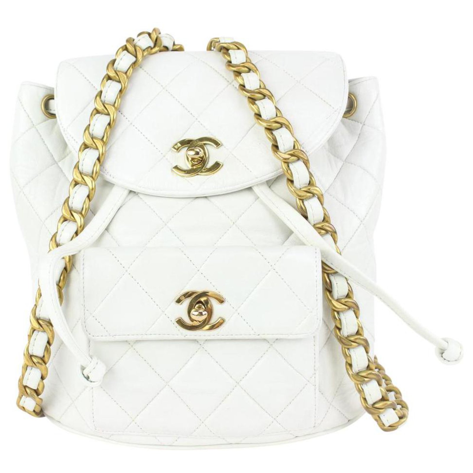 chanel backpack chain