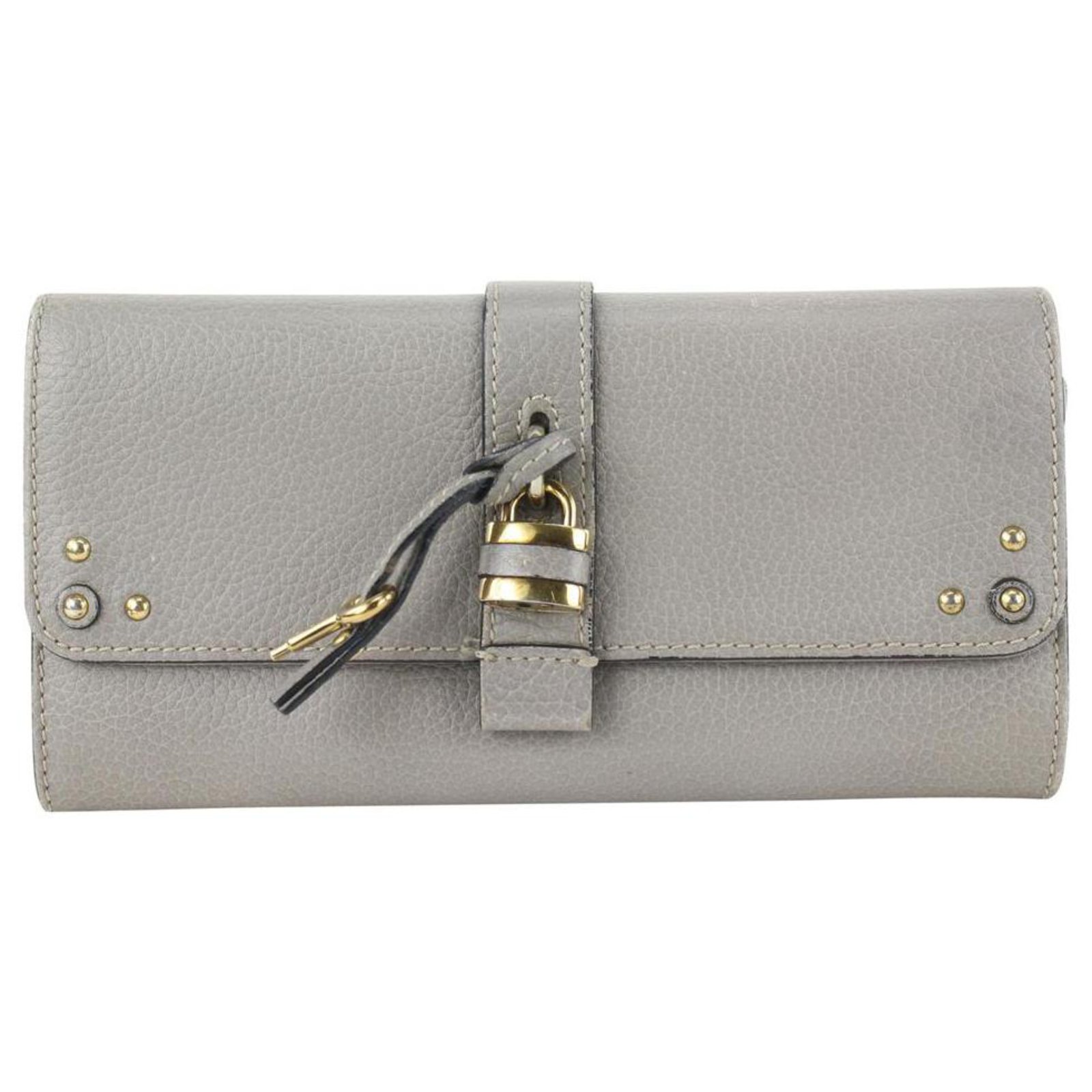 Chloe aby long discount flap wallet on chain