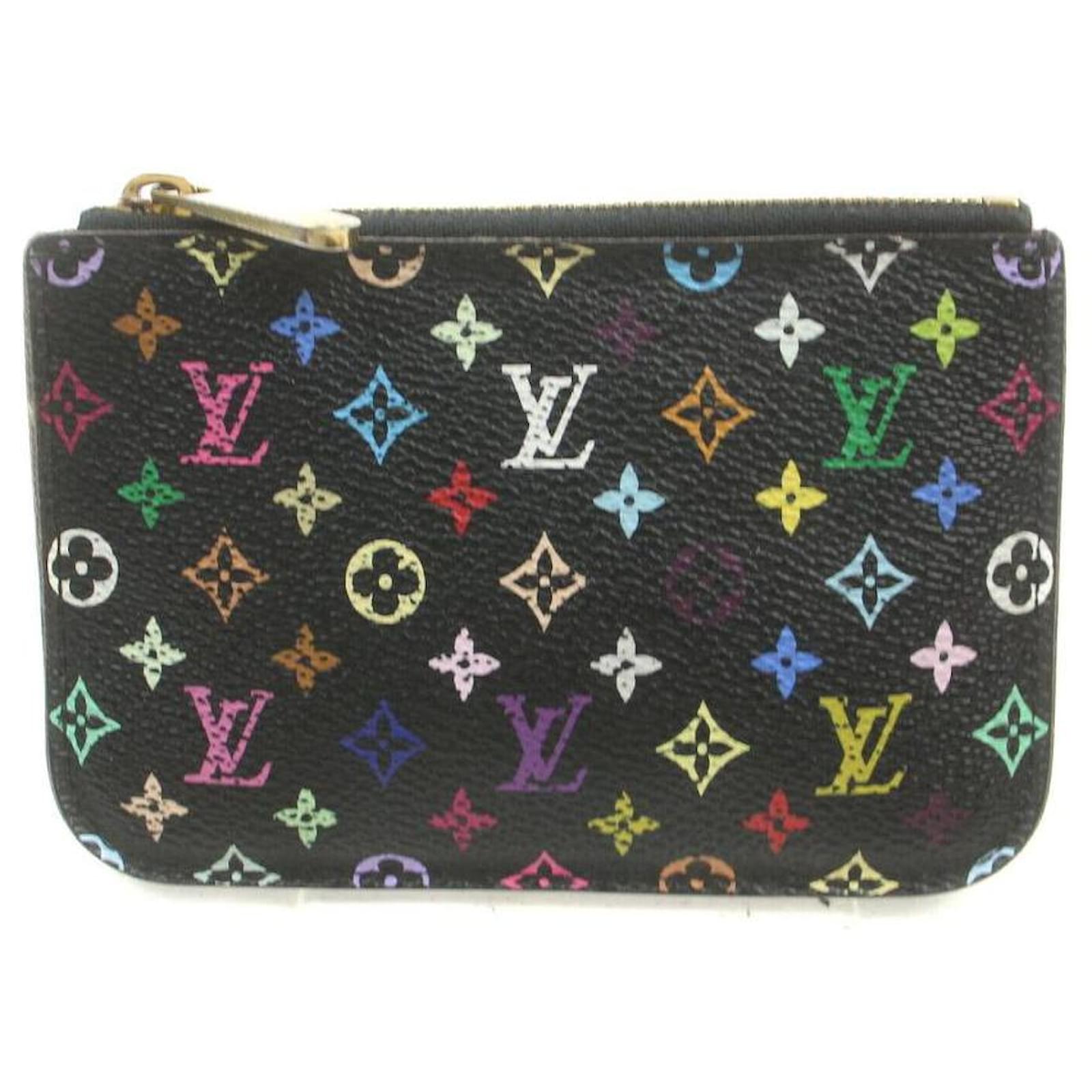 louis vuitton multicolor pochette bolsa