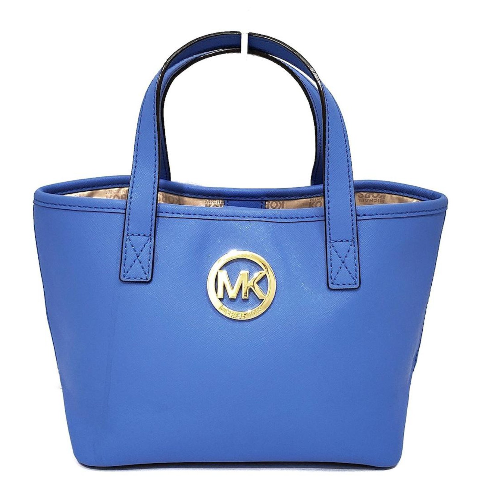 Michael Kors tote bag Blue Leather  - Joli Closet