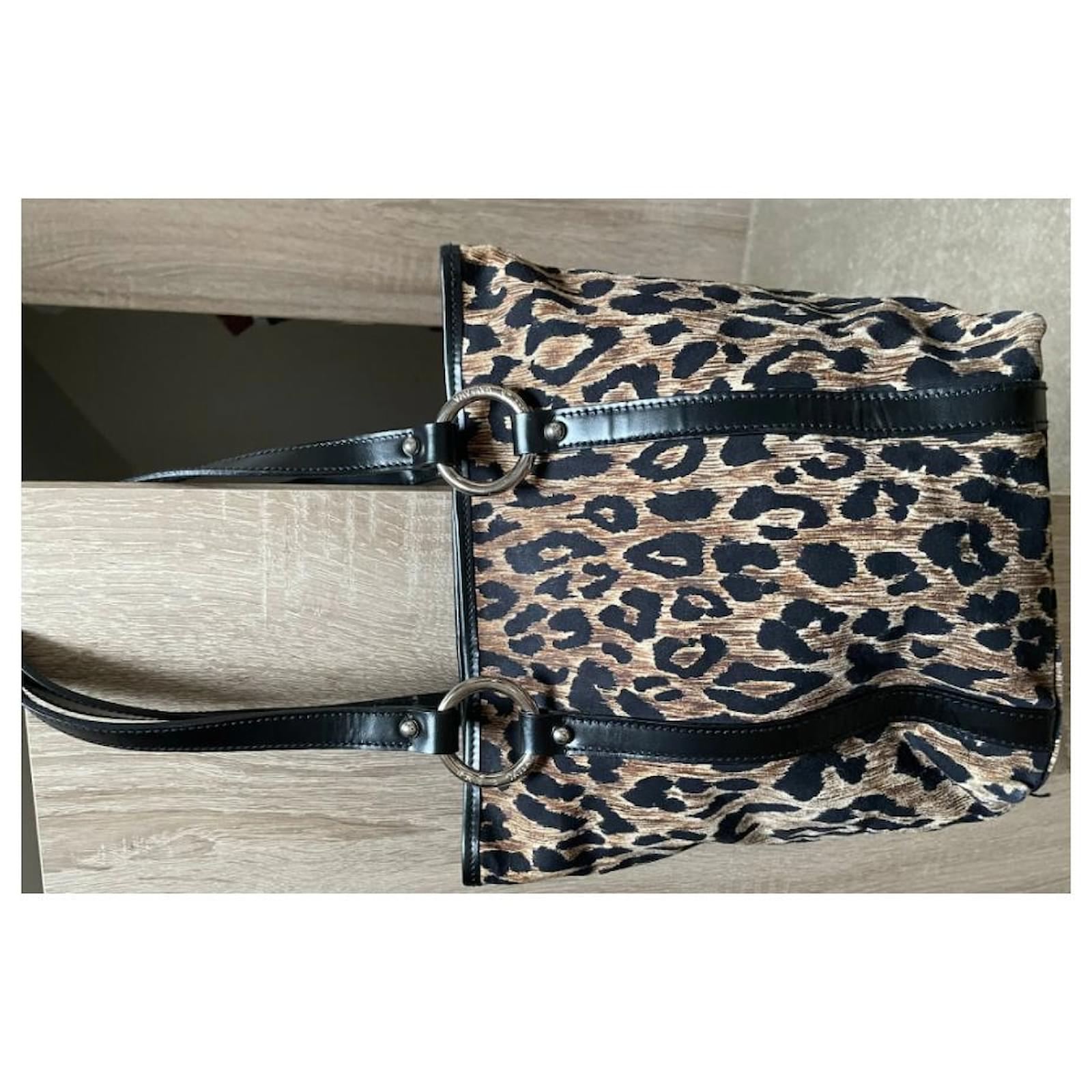 Dolce & Gabbana Dolce&Gabbana Brown Leopard Print Pony Hair Tote Bag