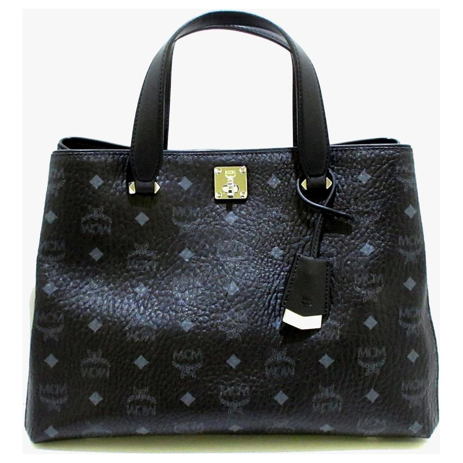 black mcm tote