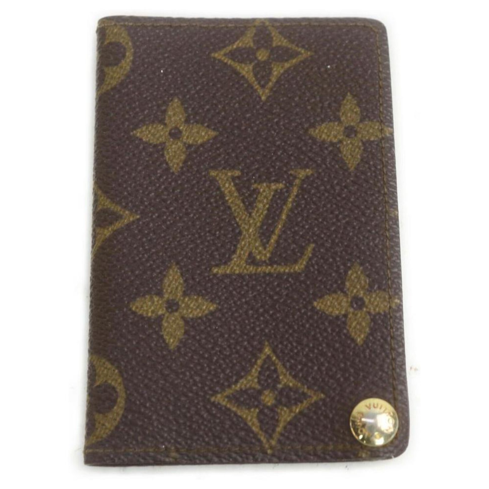 Louis Vuitton Monogram Porte Carte Credit Pression Card Case Wallet Holder  ref.326219 - Joli Closet