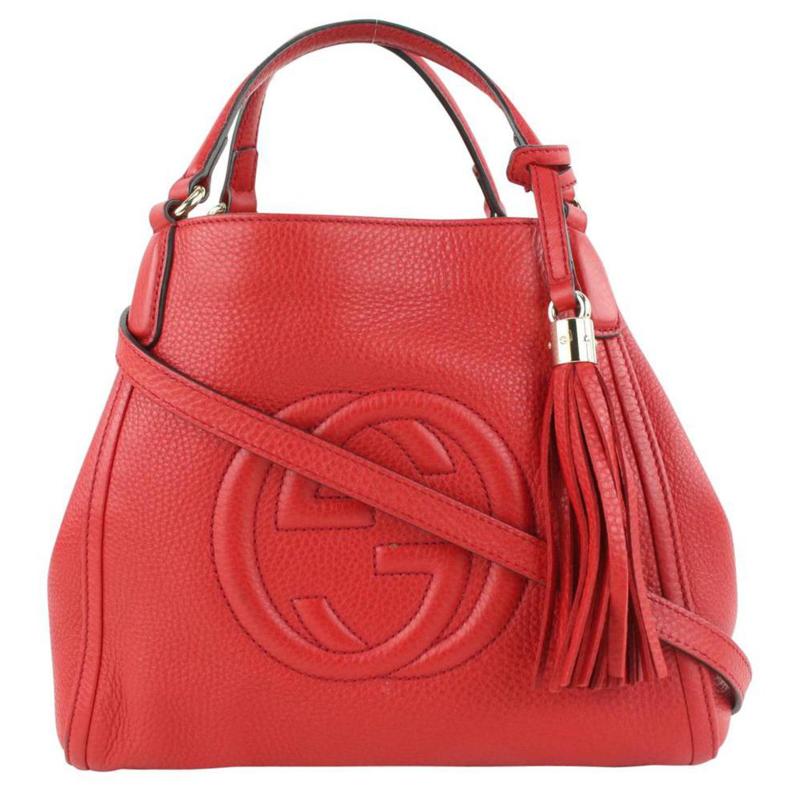 Gucci Soho Fringe Leather Shoulder Bag