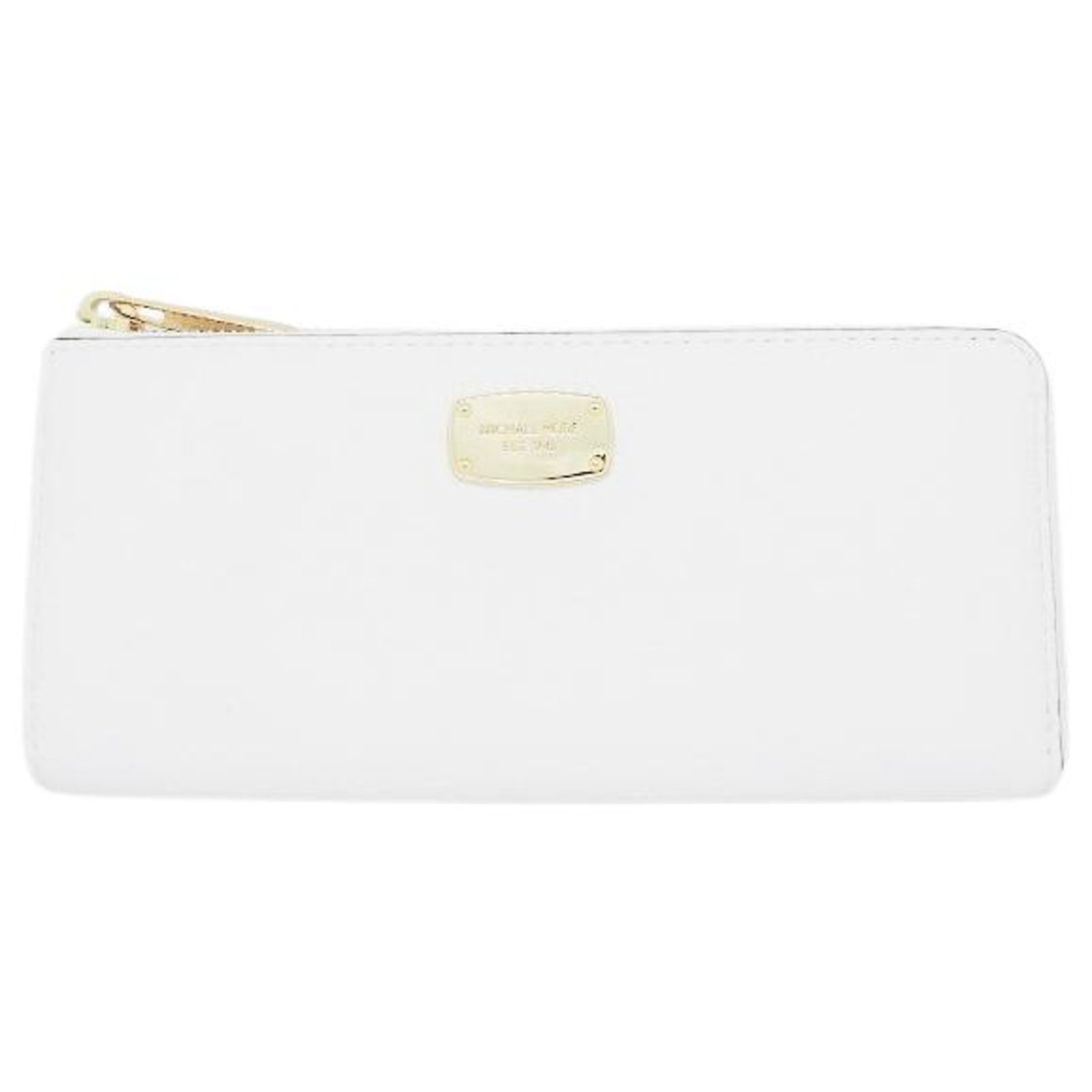 michael kors white leather wallet