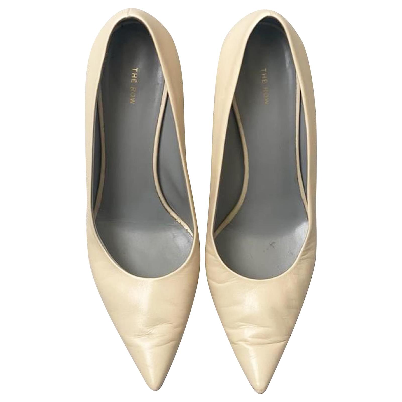 Zapatos de tacón beige The Row Cuero ref.327056 - Joli Closet