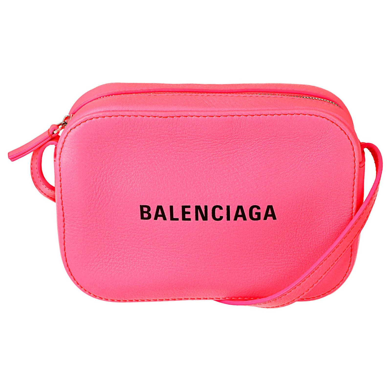 BALENCIAGA EVERYDAY XS LIGHT PINK LEATHER CAMERA BAG  BLuxe Boutique