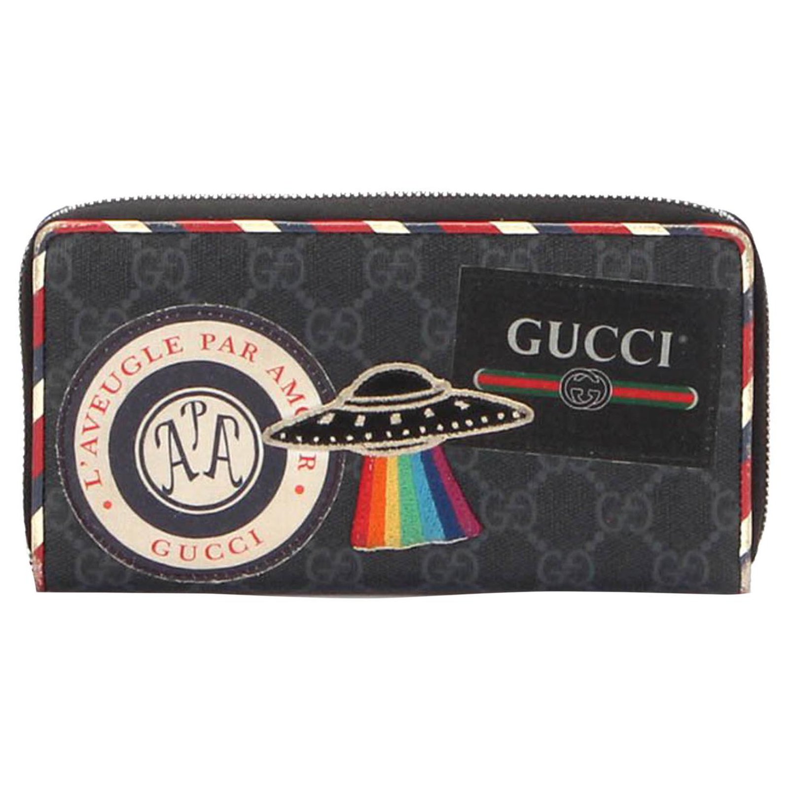 carteira gucci supreme