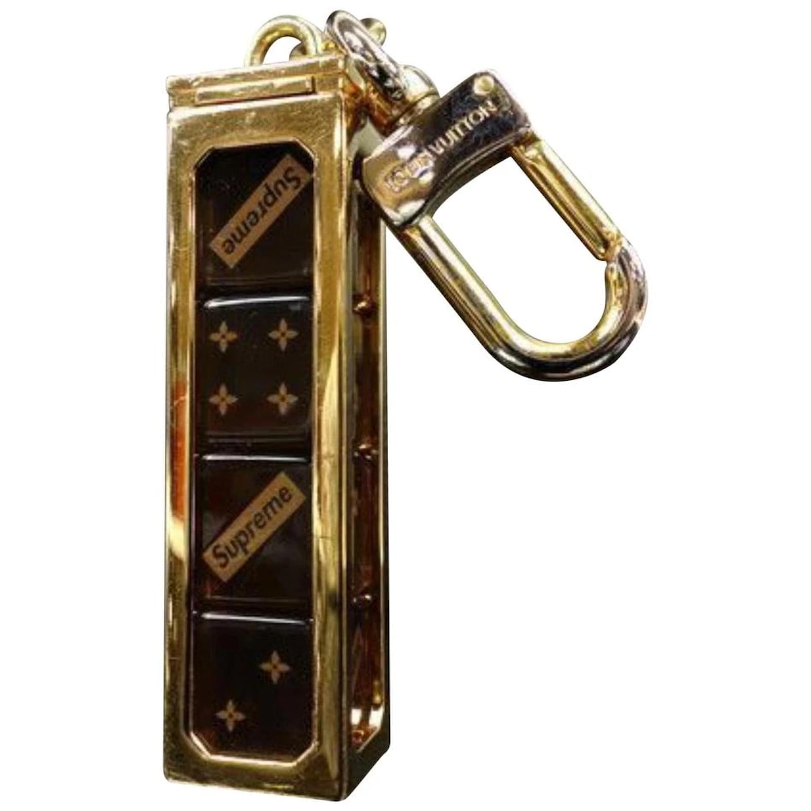 Keychain Set Lv Supreme Dice Keychain Leather Keychain Louis