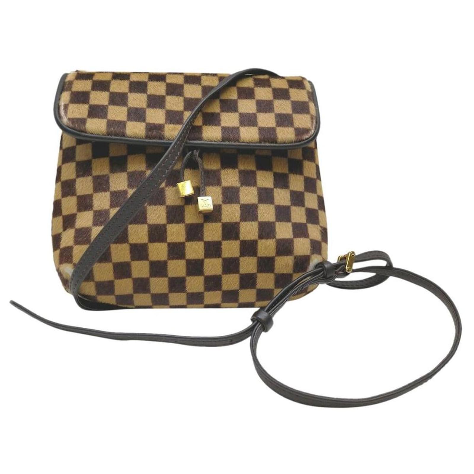 Twist Louis Vuitton Borsa a tracolla Gazelle Browns Damier Sauvage  ref.328603 - Joli Closet
