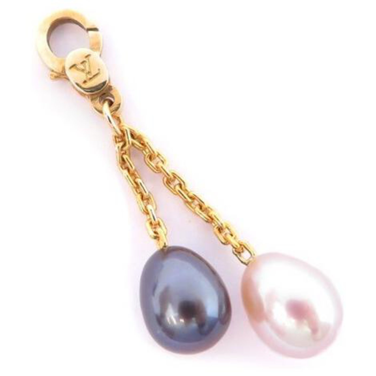 Louis Vuitton Minigram Pearls Earrings