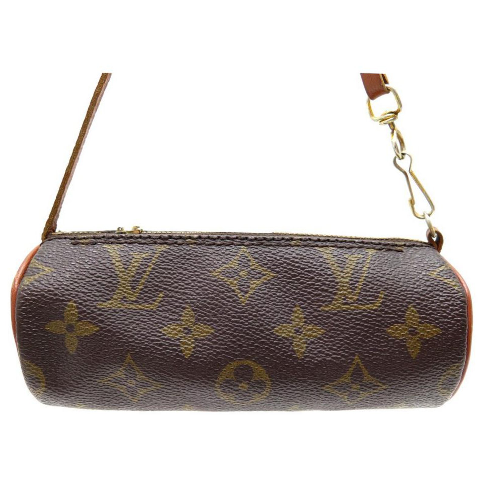 Louis Vuitton Mini Papillon Hand Bag in Brown