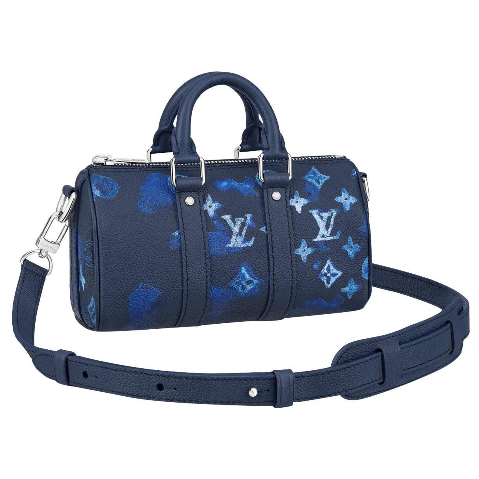 Louis Vuitton Monogram Watercolor Keepall Bandouliere XS - Blue